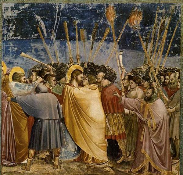 GIOTTO di Bondone The Arrest of Christ Norge oil painting art